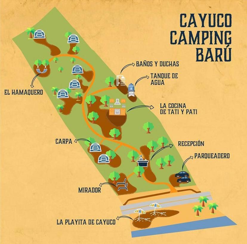 Готель Cayuco Camping Baru Santa Ana  Екстер'єр фото